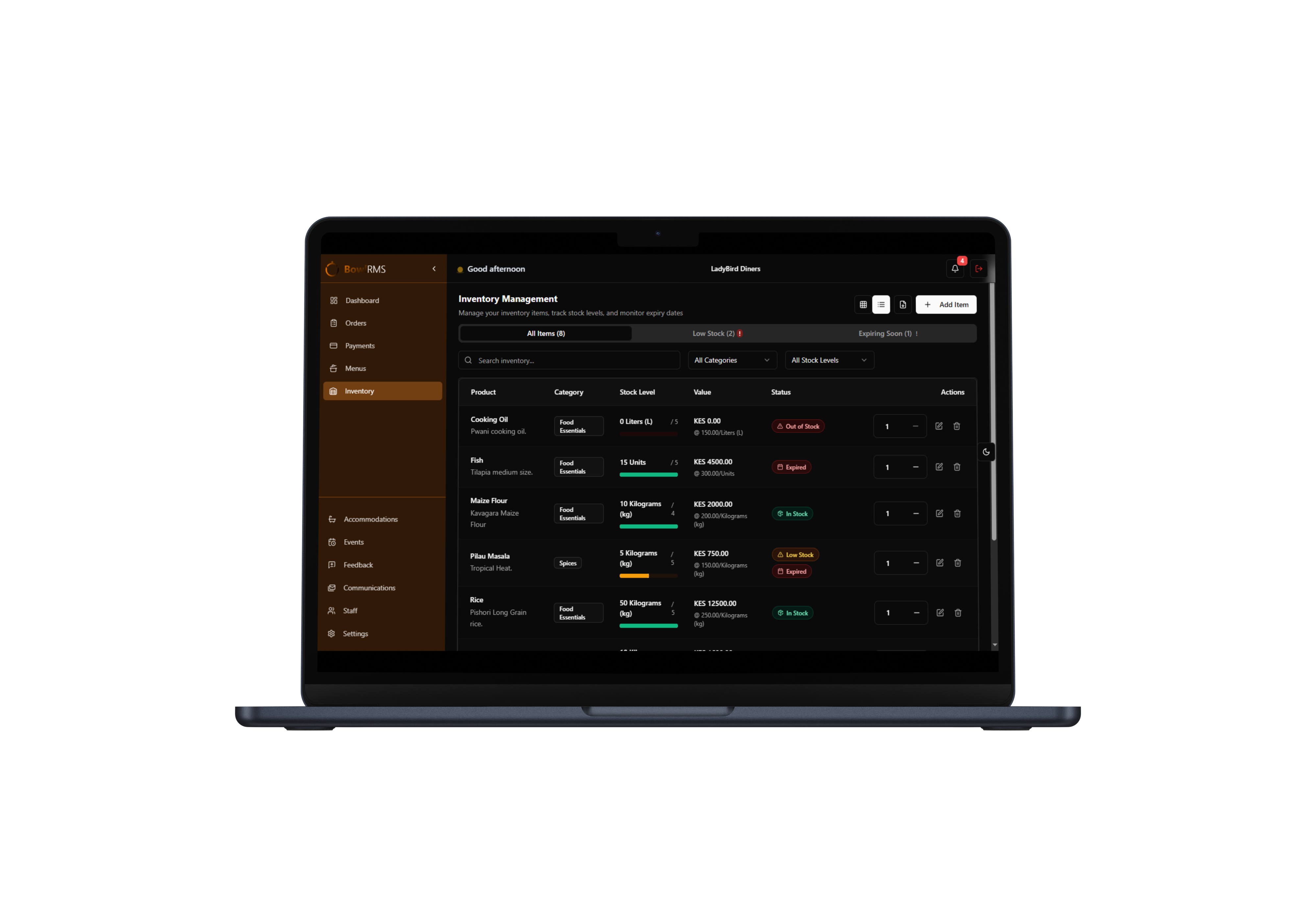 Inventory Tracking