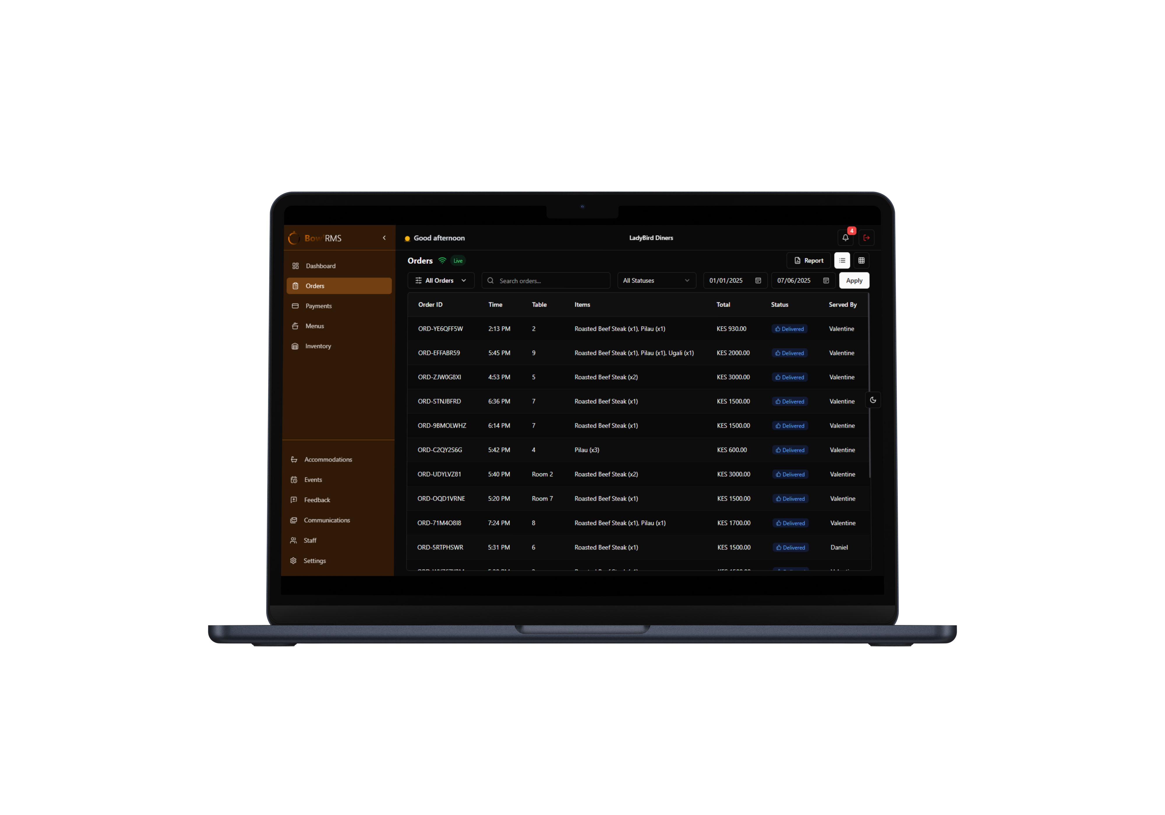 Order Management